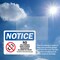 Signmission No Cell Phones Bags Purses In Court, 10 in W x Rectangle, Plastic OS-2PACK-NS-P-710-L-16033 - alternate 4